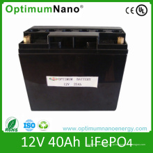 LiFePO4 12V40ah Substitua por bateria de ácido-chumbo (LFP1250)